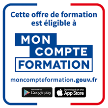 Cette offre de formation est éligible à Mon Compte Formation
